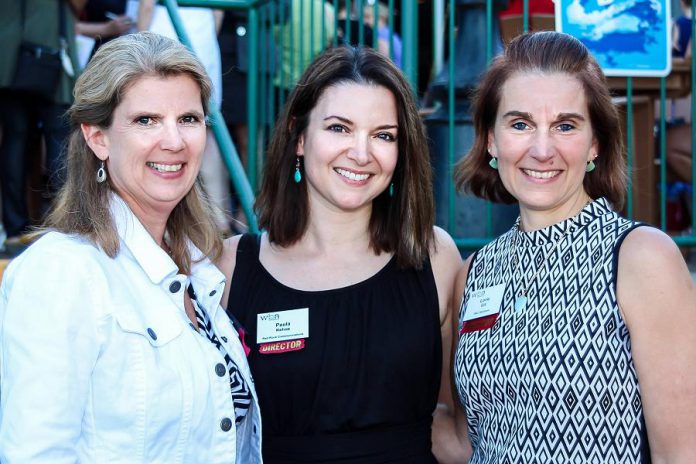 The Women's Business Network of Peterborough's 2019-20 Awards Director Paula Kehoe (centre) is chairing a committee of WBN members who are planning the 2020 Women in Business Award and Judy Heffernan Award. Paula, pictured here with WBN members Mary McGee and Lorie Gill, is serving her third term on the WBN board. (Photo: WBN)