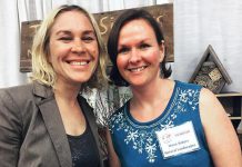 Carlotta James and Megan Boyles of Three Sisters Landscaping are in their second year of membership with the Women's Business Network of Peterborough. Carlotta says she meets someone new at every meeting and benefits from the creative discussions that help her brainstorm new ideas for her landscaping business. "I knew the WBN was a welcoming space to connect with great, strong, powerful women in the community." (Photo: WBN)