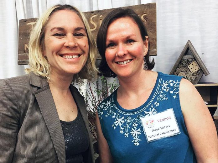 Carlotta James and Megan Boyles of Three Sisters Landscaping are in their second year of membership with the Women's Business Network of Peterborough. Carlotta says she meets someone new at every meeting and benefits from the creative discussions that help her brainstorm new ideas for her landscaping business. "I knew the WBN was a welcoming space to connect with great, strong, powerful women in the community." (Photo: WBN)