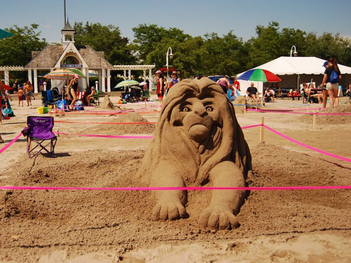 "Barkada" was the second-place winner in the amateur competition's adult category during the Cobourg Sandcastle Festival on August 3, 2019 at Victoria Beach in the Town of Cobourg. (Photo: April Potter / kawarthaNOW.com)