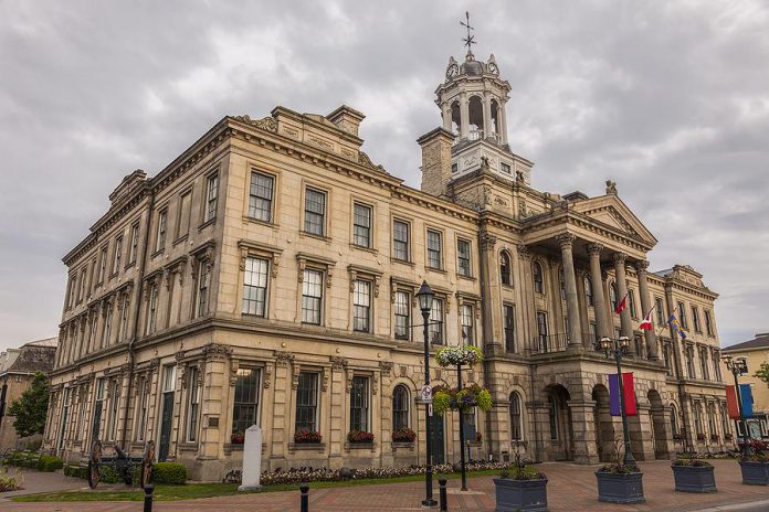 American flags will be flying from Victoria Hall in Cobourg when the Netflix series "Ginny & Georgia" is filmed in the town from August 26 to 28, 2019.  Cobourg will stand in for the  picturesque New England town of  Wellsbury, Massachusetts. 