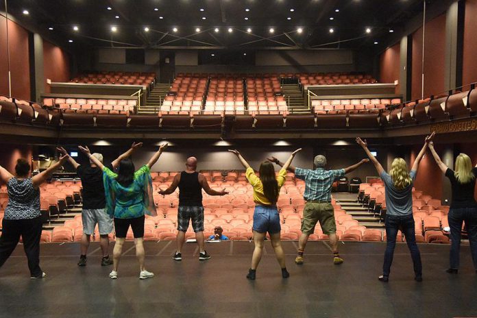 A cast of 11 Peterborough performers has been rehearsing over the summer for "Music of the 70's", a musical revue featuring 36 hits from the era that runs from September 20 to 22, 2019. Produced by Pat Hooper and directed by Len Lifchus, with music direction by Bill Crane, the show is a fundraiser for Showplace Performance Centre. (Photo: Wayne Bonner)