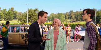 "The Politician" is a new comedy satire from producer Ryan Murphy (Glee, American Horror Story) starring Ben Platt (left) as a wealthy high school student determined to get elected student body president as part of his career path to become President of the United States. THe Netflix original series debuts on September 27, 2019. (Photo: Netflix)