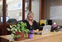 Brenda Booth in her office at ComForCare Home Care in Peterborough where, as Client Care Coordinator, she works with seniors, their families, caregivers, paramedical support providers, and her team of co-workers to solve problems and to keep older adults safe, happy, and supported. After she retired from her career in media sales, she decided to un-retire so she could help older adults live their best life. (Supplied photo)