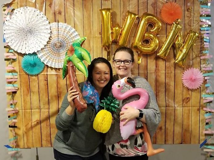 Grace Reynolds is the 2019-20 president of the Women's Business Network of Peterborough (WBN), pictured here with 2018-19 WBN president Tracey Ormond. Grace's theme for the 2019-20 WBN season is "being you" -- about women succeeding by being their authentic selves. (Photo: WBN)