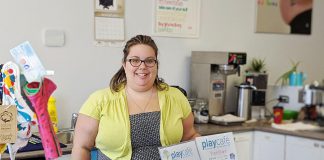 Play Café Peterborough Sarah Susnar was one of 20 mentees who participated in the Women's Business Network of Peterborough's mentoring pilot program in 2018-19. She says it was a great experience and would recommend the program to anyone needing help in her business. The mentorship program is back for 2019-20, with applications opening in September. (Photo: Paula Kehoe)