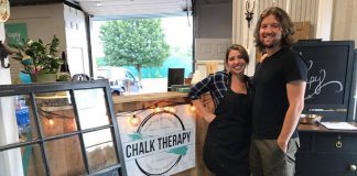Tara and Adam Genge of antique and vintage furniture refinishing business Chalk Therapy are launching Electric City Works, a new retail marketspace hub in downtown Peterborough, in October 2019. The 5,000-square-foot space, which will also be the new location of Chalk Therapy, is intended for makers, creatives, artisans, entrepreneurs, and small businesses. (Photo courtesy of Chalk Therapy)