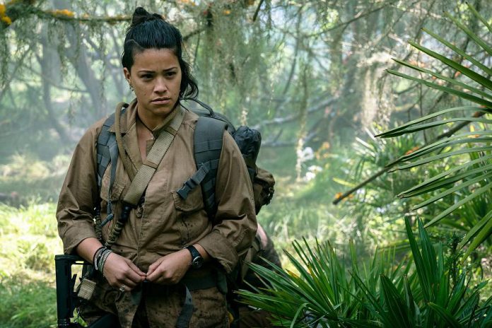 Gina Rodriguez, pictured here in the 2018 film "Annihilation", has the lead role in the Netflix sci-fi thriller "Awake", being filmed at locations around southern Ontario, including Peterborough.