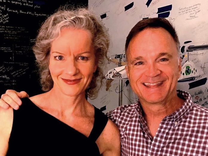 Dora award-winning actor Jonathan Wilson will perform as Arnold Beckoff in New Stages Theatre Company's staged reading of Harvey Fierstein's "Torch Song" at the Market Hall in downtown Peterborough on September 15, 2019. Also pictured is Toronto actor Tracey Hoyt, who will perform as Mrs. Beckoff. The other members of the cast are Jeff Miller as Ed, Megan Murphy as Laurel, and Quinlan Shearer as David. (Photo: Jonathan Wilson / Facebook)