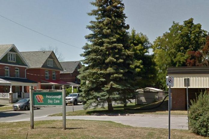 The City of Peterborough is proposing closing its two directly operated child care centres, including the Peterborough Childcare Centre at 127 Aylmer Street, as well as its before and after school programs at Edmison Heights and Westmount public schools, by June 2020 in response to reduced provincial funding. (Photo: Google Maps)