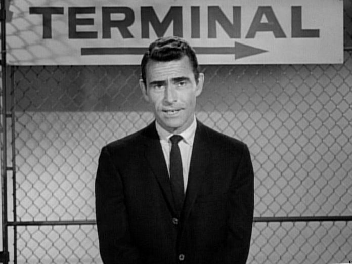 Rod Serling not only appeared as the narrator of "The Twilight Zone" but wrote more than half of scripts for the episodes of the original black-and-white series, which ran from 1959 to 1964. (Photo: CBS Productions)