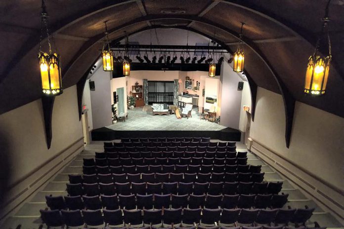 The set of Peterborough Theatre Guild's production of "Six Dance Lessons in Six Weeks" on opening night at the Guild Hall in Peterborough. (Photo: Esther Vincent)