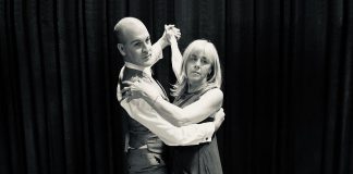 J.P. Baldwin and Jennifer Gruer star in the Peterborough Theatre Guild production of Richard Alfireri's "Six Dance Lessons in Six Weeks". The comedy, about a formidable widow who hires an acerbic dance instructor to give her dance lessons, runs from September 20 to October 5, 2019 at the Guild Hall in Peterborough. (Photo: Lynn Braun)