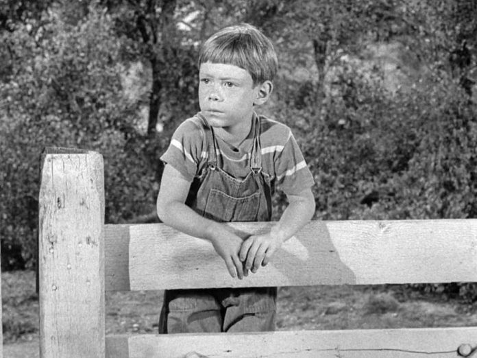 A scene from "It's a Good Life", a 1961 episode of The Twilight Zone written by Rod Serling based on a short story by Jerome Bixby, about a six-year-old boy with godlike mental powers.  It is one of two episodes that will be recreated for the stage at The Theatre on King in downtown Peterborough on September 20, 2019.  (Photo: CBS Productions)