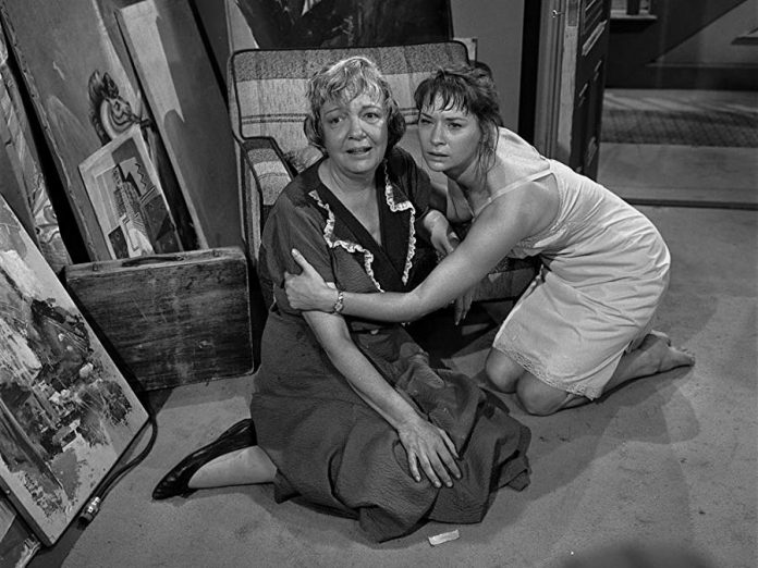 A scene from "The Midnight Sun", a 1961 episode of The Twilight Zone written by Rod Serling, in which two women try to cope with increasingly oppressive heat in a nearly abandoned city after Earth has been knocked out of its orbit and is slowly falling into the sun. It is one of two episodes that will be recreated for the stage at The Theatre on King in downtown Peterborough on September 20, 2019. (Photo: CBS Productions)