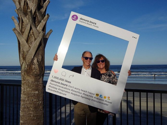 Lindsay-based DeNureTours is a Canadian, family-owned company. In 1985, Fred and Dorothy's son, Ray DeNure (pictured here with his wife Judy) joined the business and later succeeded his parents to run the company,  a position that he still holds today. Ray carried forward his parent's founding philosophy of creating the best vacations at affordable prices. (Photo courtesy of DeNureTours)