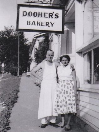 Dooher's Bakery, which is celebrating its 70th anniversary this year, was founded in 1949 when Harry and Muriel Dooher opened a small bakery in Madoc, using a small wood-fired oven and a manually pumped water tank to bake their goods, later moving the bakery to Campbellford, where it is currently owned by their granddaughter Cory. (Photo courtesy of Dooher's Bakery)