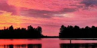 This photo of a sunrise at Lock 31 in Buckhorn by Nicole Michaelov was the top post on our Instagram for September 2019. (Photo: Nicole Michaelov @thewildinw / Instagram)