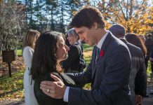 Peterborough-Kawartha MP Maryam Monsef, pictured with Prime Minister Justin Trudeau before being sworn in as Trudeau's youngest cabinet minister on November 5, 2015, was re-elected to a second term in the federal election on October 21, 2019. Prime Minister Trudeau will be leading a minority Liberal government in Ottawa. (Photo: Maryam Monsef / Facebook)
