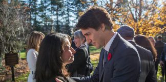 Peterborough-Kawartha MP Maryam Monsef, pictured with Prime Minister Justin Trudeau before being sworn in as Trudeau's youngest cabinet minister on November 5, 2015, was re-elected to a second term in the federal election on October 21, 2019. Prime Minister Trudeau will be leading a minority Liberal government in Ottawa. (Photo: Maryam Monsef / Facebook)