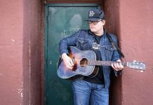 Winnipeg-based country-roots singer-songwriter Sean Burns performs with Ryan 'Skinny' Dyck at The Garnet on Saturday, October 5th, with special guests Diamond Dave & The Smoke Eaters. (Photo: Gabriel Thaine)