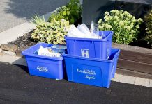 Emterra Environmental is the new contractor for recycling collection and processing in the City of Peterborough effective November 1, 2019. If you do not sort blue boxes properly, your recycling will not be collected. (Photo: City of Peterborough)