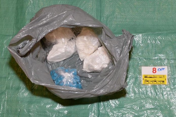 During the joint investigation, police seized significant quantities of drugs including cocaine, fentanyl, and methamphetamine.  Their street value is still being determined. (Supplied photo)