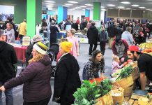 The indoor winter location of the Peterborough Regional Farmers’ Market in Peterborough Square is a popular destination with shoppers who want to support local producers. The 2019-20 indoor market runs every Saturday from 8 a.m. to 1 p.m. beginning November 2nd. (Supplied photo)