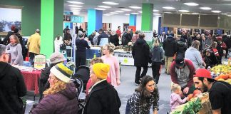 The indoor winter location of the Peterborough Regional Farmers’ Market in Peterborough Square is a popular destination with shoppers who want to support local producers. The 2019-20 indoor market runs every Saturday from 8 a.m. to 1 p.m. beginning November 2nd. (Supplied photo)