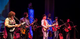 With members selected from the best tribute bands in Canada, The Traveling Milburys faithfully recreates the look and sound of supergroup The Traveling Wilburys, including members Jeff Lynne, Roy Orbison, Tom Petty, George Harrison, and Bob Dylan. The tribute band performs at Market Hall Performing Arts Centre in downtown Peterborough on November 29, 2019. (Photo: The Traveling Milburys)