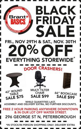 Brant Basics is offering great Black Friday deals on November 29 and 30, 2019.