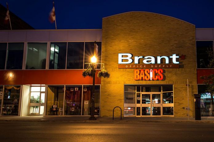 Brant Basics at 296 George Street North in downtown Peterborough is an independent family-owned business that has supported the local community for 55 years. They are holding a Black Friday sale on November 29 and 30, 2019 with 20 per cent off everything storewide as well as door crashers. (Photo: Pat Trudeau / kawarthaNOW.com)