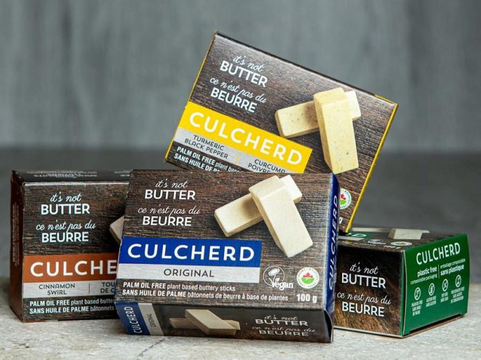 Culcherd's product line extensions include a Turmeric Black Pepper Butter and Cinnamon Swirl Butter. The company also produces six flavours of  artisanal cheeses.  (Photo courtesy of Culcherd)