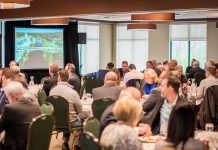 Over 120 guests attended the 2019 TD Economic Outlook Luncheon, hosted by TD Bank Group Canada, Baker Tilly and PKED, at the Peterborough Golf & Country Club on Wednesday, October 30th. (Photo: Alyssa Cymbalista)