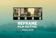 Early bird passes and opening tickets are now available for the 2020 ReFrame Film Festival, which takes place in downtown Peterborough from January 23 to 26. A list of the films at the 16th annual festival will be released in December, with the full schedule available in early January. (Graphic courtesy of ReFrame)