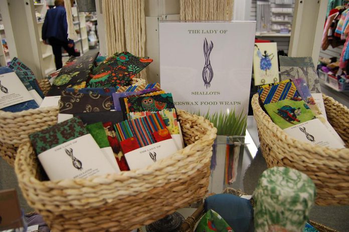 At The Rose Project's inaugural Holiday Craft Show at Port Hopes Town Park Recreation Centre on November 23, 2019, The Lady of Shallots will offer eco-friendly items.  (Photo: April Potter / kawarthaNOW.com)