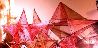 Some beautiful handmade lanterns ready for the annual Winter Solstice Lantern Parade on Saturday, December 21st in downtown Peterborough. The parade will begin in early evening outside the Peterborough Public Library and proceed to Peterborough Square for a pantomime with live music. (Photo courtesy of Laurel Paluck)