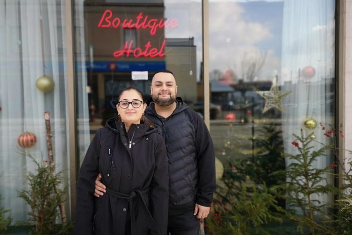 Brijender and Jasleen Sahni, owners and operators of Peterborough Inn & Suites Hotel in downtown Peterborough since 2009, are long-time advocates of choosing local. (Supplied photo)