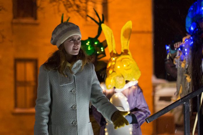 Teen detective Joanie Sweetnam (Erin Humphry) and her friends, part of a local rock band called The Needlers, get involved in the mystery of "The Fool of Cavan" when their instruments go missing.  (Photo: Wayne Eardley / Brookside Studio)