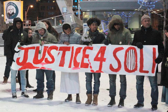 Nation-wide vigils will be held in seven Canadian cities, including Peterborough, on December 15, 2019 on the third anniversary of the death of Soleiman Faqiri, a 30-year-old Afghan-Canadian with mental health issues who died while in custody at Central East Correctional Facility in Lindsay following an interaction with prison guards. This is the first year the annual community vigil has broadened into a national event. Soleiman's brother, Yusuf Faqiri, will speak at the Peterborough vigil, which takes place at 1 p.m. near the main entrance of the Peterborough Regional Health Centre. (Photo: Justice for Soli)