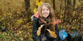 Fleming College student Paula Torti was one of more than 150 volunteers with Kawartha Land Trust who helped plant 18,730 native trees and shrubs in 2019. Kawartha Land Trust is the only non-governmental charitable organization committed to protecting land in the Kawarthas. (Photo courtesy of Kawartha Land Trust)