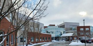 The emergency department at Ross Memorial Hospital in Lindsay was temporarily closed following flooding on December 18, 2019 caused by burst heating coils. (Photo: Ross Memorial Hospital / Twitter)