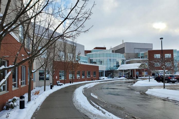 The emergency department at Ross Memorial Hospital in Lindsay was temporarily closed following flooding on December 18, 2019 caused by burst heating coils. (Photo: Ross Memorial Hospital / Twitter)