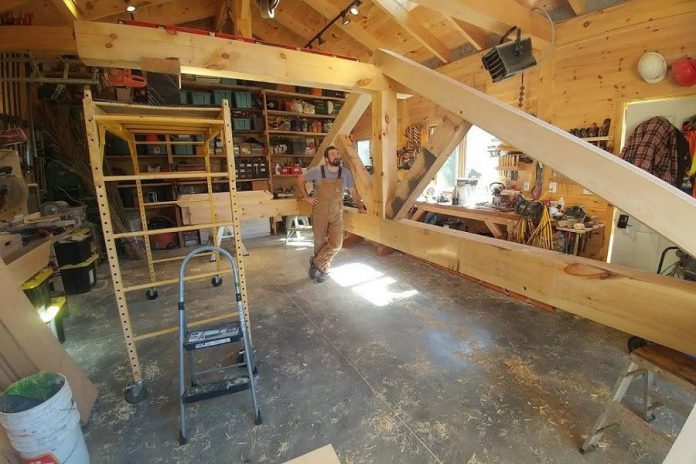 Tree House Timber Works, which uses traditional timber techniques, is expanding its business to a 4,000-square-foot shop at 111 Robinson St in Peterborough's East City. (Photo supplied by Tree House Timber Works)