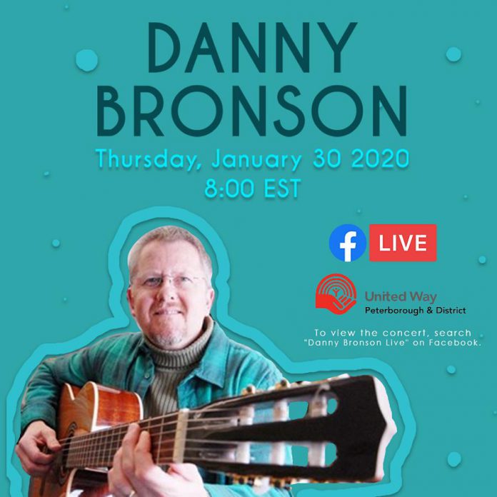 The United Way of Peterborough & District's Facebook Live event begins at 8 p.m. on Thursday, January 30th. (Poster: United Way of Peterborough & District)
