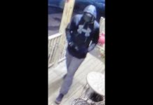 Peterborough County OPP have released a surveillance video photo of a suspect in a February 17, 2020 break-in at at Doo Doo's Bakery in Bailieboro. (Supplied photo)