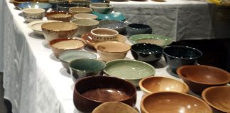 The annual YWCA Empty Bowls event, featuring hand-crafted bowls donated by local artisans of the Kawartha Potters Guild and Kawartha Woodturners Guild, raises funds to help address food insecurity in the city and county of Peterborough. (Photo: YWCA Peterborough Haliburton)