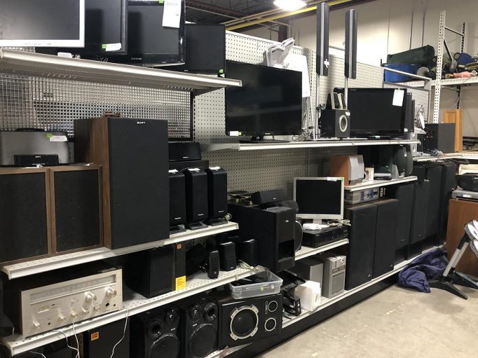 Both functioning and non-functioning electronics can also be useful to the ReStore. (Photo courtesy of Habitat for Humanity Peterborough & Kawartha Region)