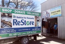 Habitat for Humanity Peterborough & Kawartha Region encourages area residents to donate their new and gently used items at any of the three ReStore locations at 300 Milroy Drive (pictured) and 550 Braidwood Avenue in Peterborough, and at 55 Angeline Street North in Lindsay. If you have bulky items you're unable to transport yourself like large appliances and furniture, a pickup can be arranged where ReStore staff can come to you to assist with the items. By donating to ReStore, you are not only keeping items out of the landfill but are helpiing local families achieve strength, stability, and self-reliance through affordable homeownership. (Photo courtesy of Habitat for Humanity Peterborough & Kawartha Region)