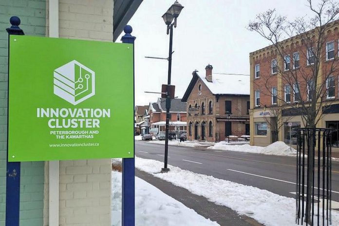 The new business incubator, located at 180 Kent Street West in downtown Lindsay, is part of a joint pilot project of the Innovation Cluster Peterborough and The Kawarthas and the City of Kawartha Lakes to support startups in Kawartha Lakes. It was officially opened during a launch and open house event on February 11, 2020. (Photo courtesy of Innovation Cluster)